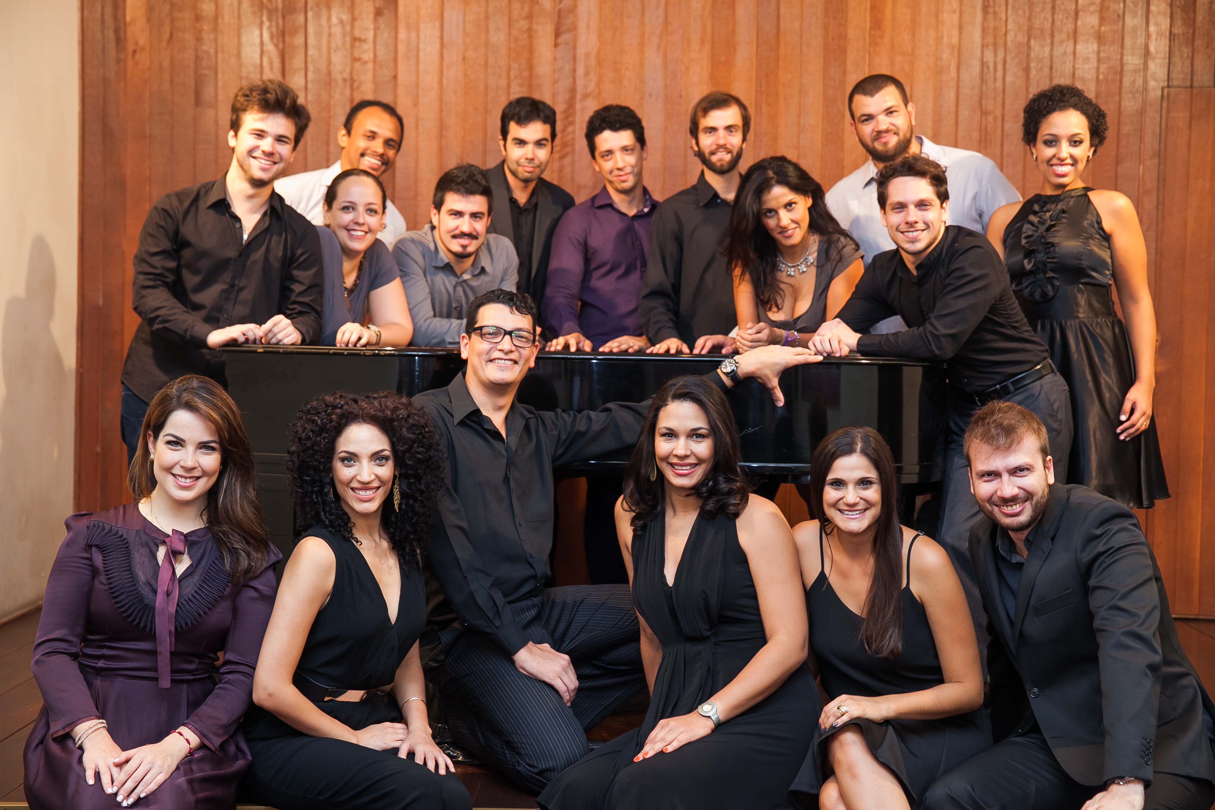 Alunos turma 2014/2015 Academia de Ópera Theatro São Pedro